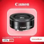 Lente Canon EF-M, 22mm, F/2, STM, Sistema Compacto Fotografía Lentes Canon Lentes EF-M
