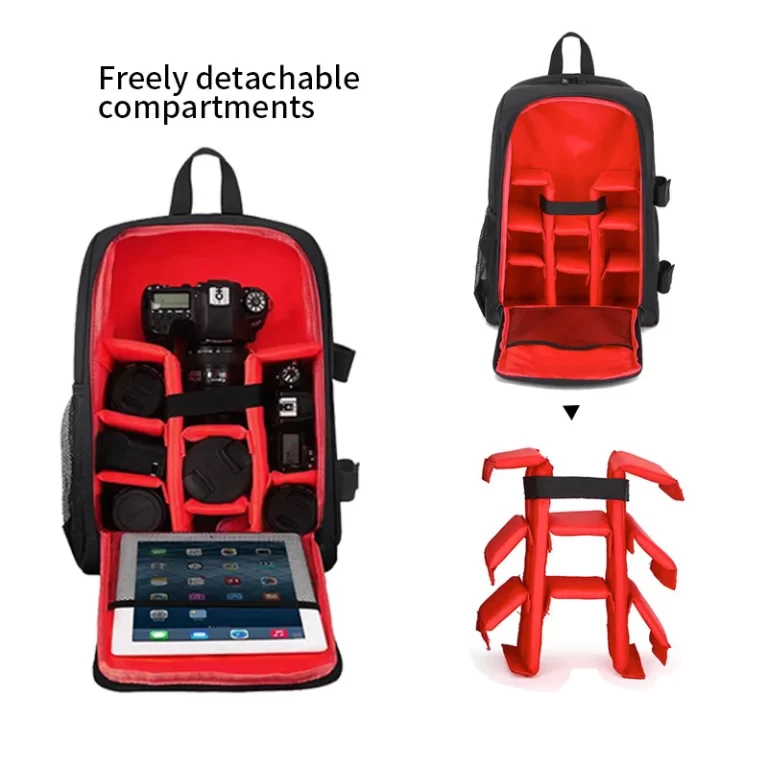 MOCHILA PARA CÁMARA SLR, FOTOGRAFÍA AL AIRE LIBRE, IMPERMEABLE LIGERA, GRAN CAPACIDAD, MULTIDIVERSIÓN Fotografía Accesorios Fotografía Mochilas Cámara