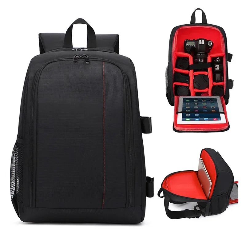 MOCHILA PARA CÁMARA SLR, FOTOGRAFÍA AL AIRE LIBRE, IMPERMEABLE LIGERA, GRAN CAPACIDAD, MULTIDIVERSIÓN Fotografía Accesorios Fotografía Mochilas Cámara