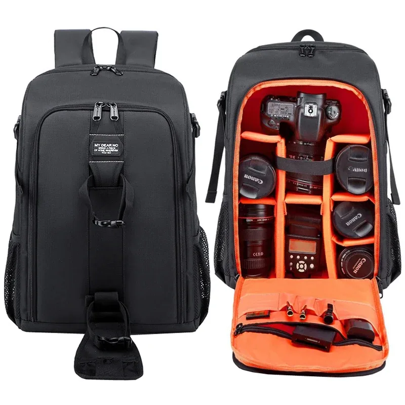MOCHILA IMPERMEABLE PARA CÁMARA FOTOGRÁFICA , TRÍPODE DE VÍDEO DSLR CON CUBIERTA PARA LLUVIA PARA CANON, NIKON, SONY Fotografía Accesorios Fotografía Mochilas Cámara