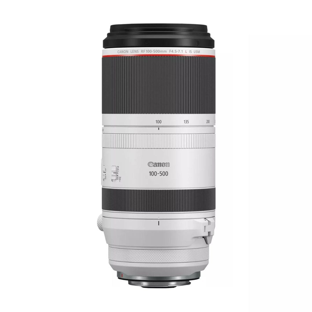 LENTE CANON RF 100-500mm F4.5-7.1 L IS USM, FULL FRAME, MIRRORLESS, SUPER TELEFOTO Fotografía Lentes Canon Lentes RF