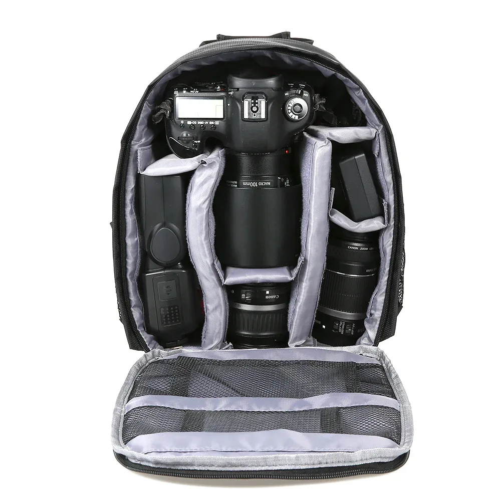 Mochila Multifuncional para Cámara Digital DSLR, Lente y Accesorios con Divisiones Fotografía Accesorios Fotografía Mochilas Cámara