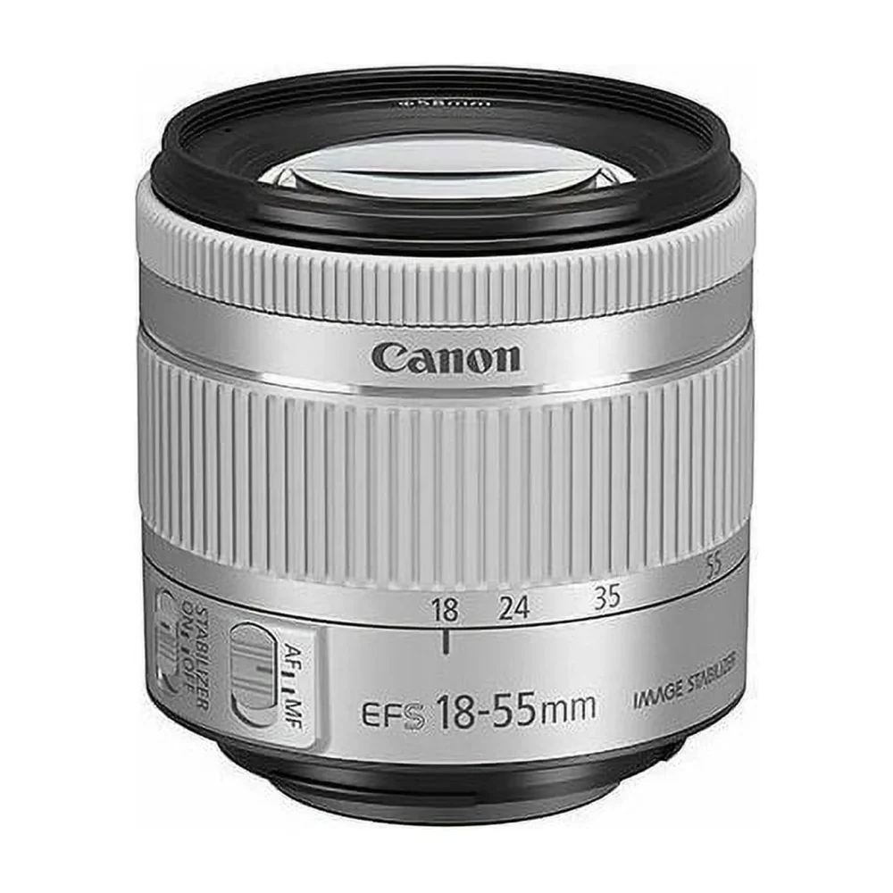 Lente Canon EF-S de 18-55mm f/4-5.6 IS STM - Silver - Imagen 1