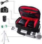 Funda de hombro para cámara compacta FOSOTO con funda impermeable para lluvia compatible con Canon EOS M50 PowerShot SX420 SX430 SX70 SX50 SX30IS Sony a6400 RX10 DSC-H300 Nikon Coolpix P900 - Imagen 6